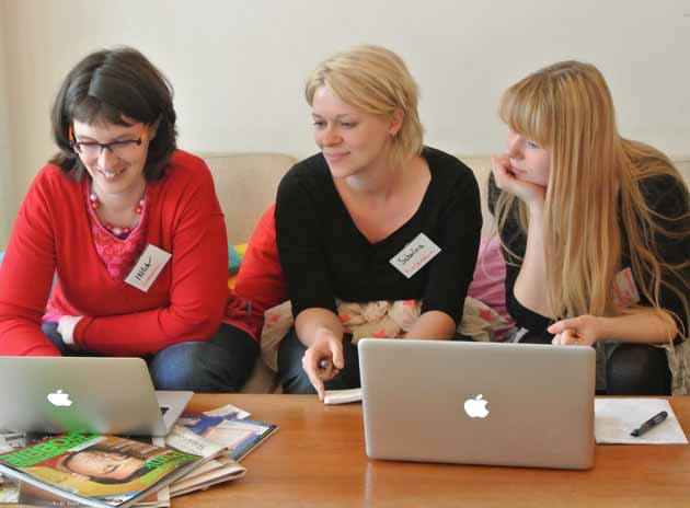 Arbeit in Kleingruppen Blogst Bloggen als Business Workshop Hamburg happyhomeblog