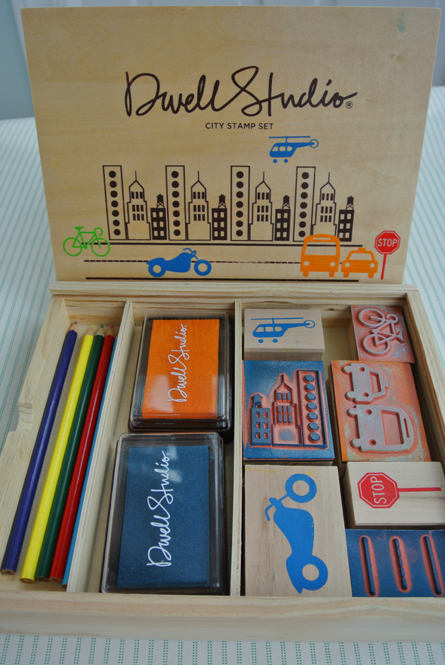 Dwell Studio Stamp Set City Gewinnspiel von tausendkind und happyhomeblog
