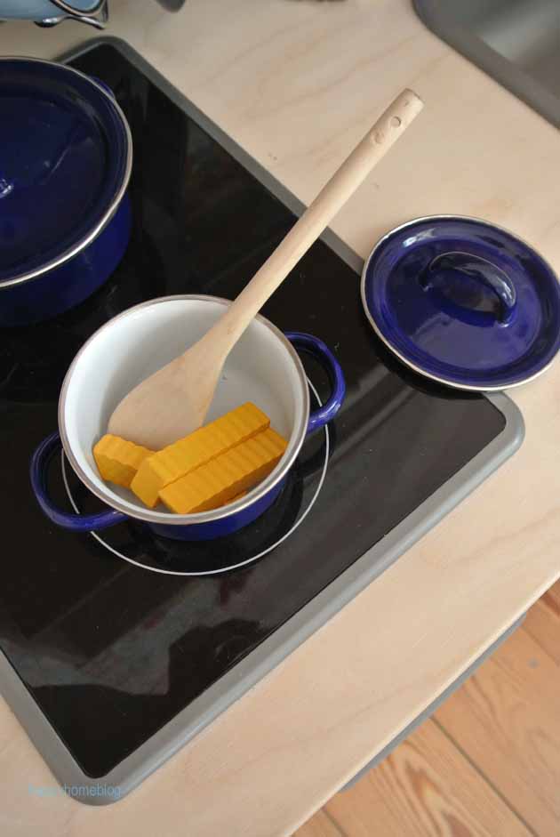 Haba Holzpommes DUKTIG Kinderküche Emaille Topf happyhomeblog